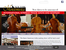 Tablet Screenshot of mondomusicanewyork.com